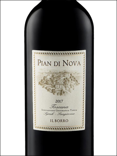 фото Il Borro Pian di Nova Toscana Rosso IGT Иль Борро Пиан ди Нова Тоскана Россо Италия вино красное