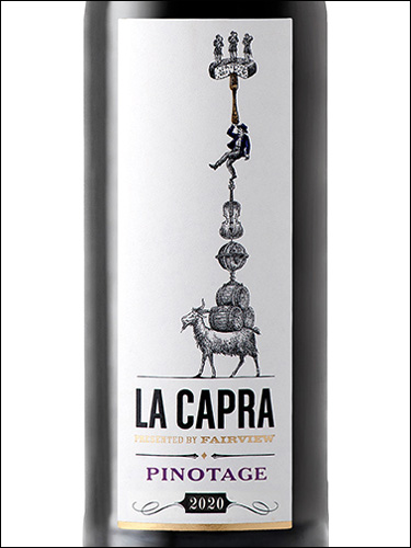 фото La Capra Pinotage Ла Капра Пинотаж ЮАР вино красное