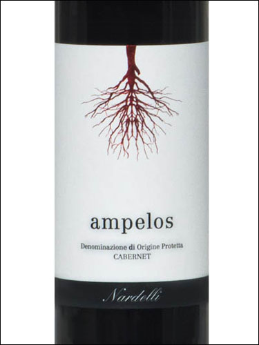 фото Nardelli Ampelos Cabernet Atina DOC Нарделли Ампелос Каберне Атина Италия вино красное