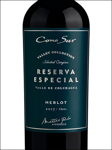 фото Cono Sur Reserva Especial Merlot Коно Сур Резерва Эспесьяль Мерло Чили вино красное