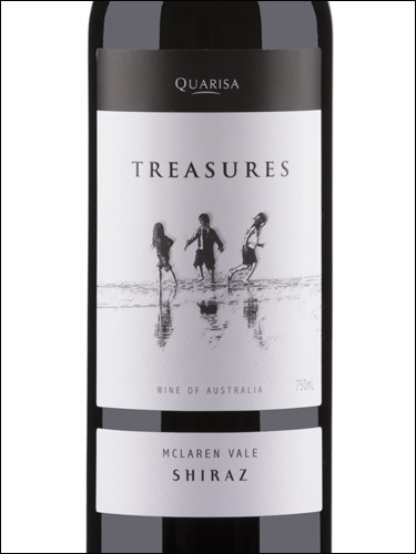 фото Quarisa Treasures Shiraz McLaren Vale Куариса Трежез Шираз Долина Макларен Австралия вино красное