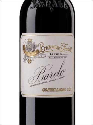фото Barale Fratelli Barolo Castellero DOCG Барале Фрателли Бароло Кастеллеро Италия вино красное