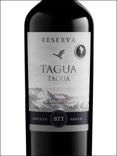 фото Tagua Tagua Reserva Carmenere Тагуа Тагуа Ресерва Карменер Чили вино красное
