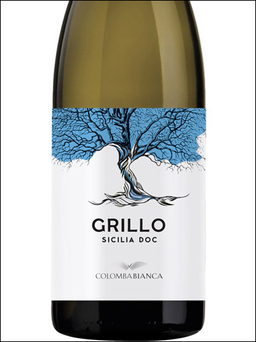 фото Colomba Bianca Grillo Sicilia DOC Коломба Бьянка Грилло Сицилия Италия вино белое