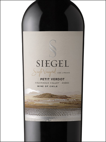 фото Siegel Single Vineyard Los Lingues Petit Verdot Сигель Сингл Виньярд Лос Лингес Пти Вердо Чили вино красное