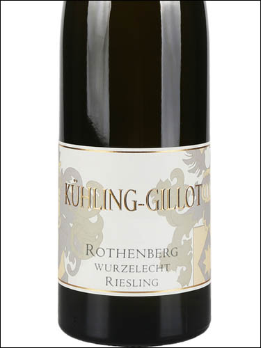 фото Kuhling-Gillot Riesling Rothenberg Wurzelecht GG Кюлинг-Гиллот Рислинг Ротенберг Вюрцелехт ГГ Германия вино белое