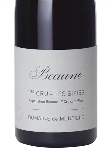 фото Domaine de Montille Beaune 1er Cru Les Sizies Rouge Домен де Монтий Бон Премье Крю Ле Сизи Руж Франция вино красное