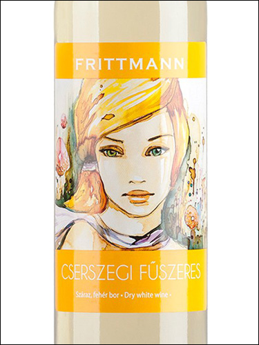 фото Frittmann Cserszegi Fuszeres Szaraz Фритманн Черсеги Фюсереш сараз Венгрия вино белое