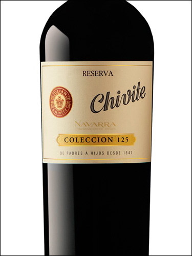 фото вино Chivite Coleccion 125 Reserva Navarra DO 