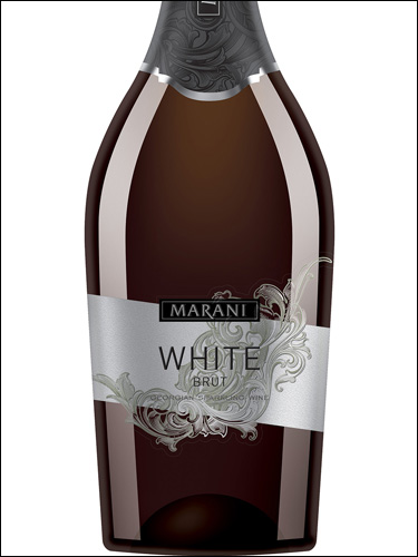 фото Marani Sparkling White Brut Марани Игристое Белое Брют Грузия вино белое