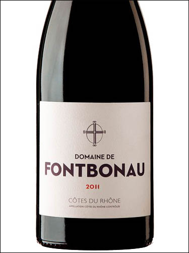 фото Domaine de Fontbonau Cotes du Rhone AOC Домен де Фонбоно Кот дю Рон Франция вино красное