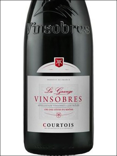 фото Courtois La Grange Vinsobres AOC Куртуа Ла Гранж Венсобр Франция вино красное