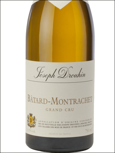 фото Joseph Drouhin Batard-Montrachet Grand Cru AOC Жозеф Друэн Батар-Монраше Гран Крю Франция вино белое