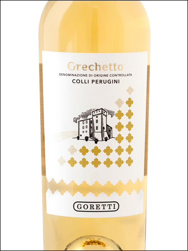 фото Goretti Grechetto Colli Perugini DOC Горетти Грекетто Колли Перуджини Италия вино белое