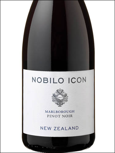 фото Nobilo Icon Pinot Noir Marlborough Нобило Айкон Пино Нуар Мальборо Новая Зеландия вино красное