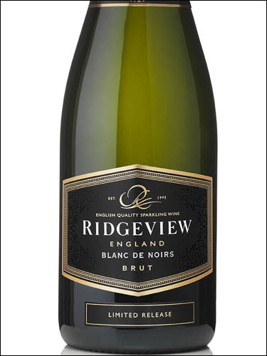 фото Ridgeview Blanc de Noirs Brut Риджвью Блан де нуар Брют Великобритания вино белое