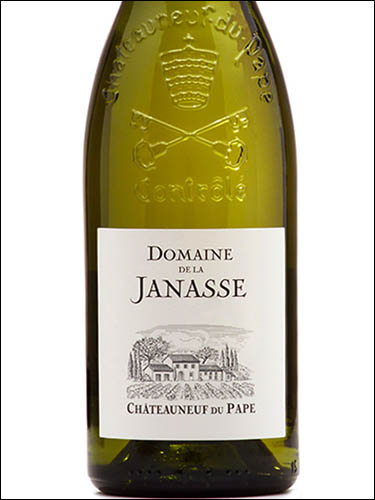 фото Domaine de la Janasse Prestige blanc Chateauneuf-du-Pape АОС Домен де ла Жанасс Престиж блан Шатонеф-дю-Пап Франция вино белое