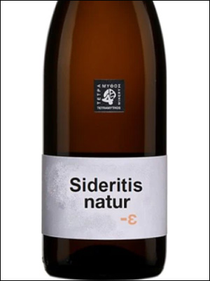 фото Tetramythos Sideritis Nature Тетрамифос Сидеритис Натур Греция вино белое