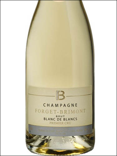 фото Champagne Forget-Brimont Brut Blanc de Blancs Premier Cru Шампанское Форже-Бримон Брют Блан де Блан Премье Крю Франция вино белое