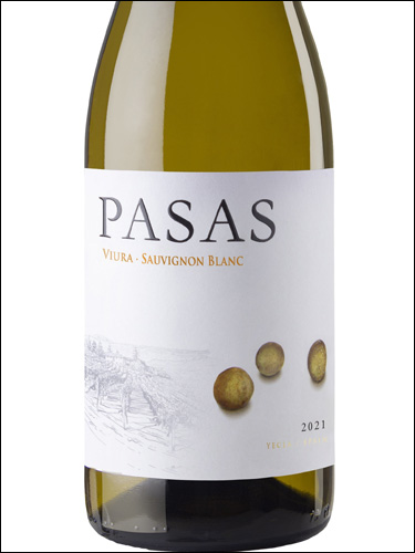 фото вино Pasas Viura - Sauvignon Blanc Yecla DO 