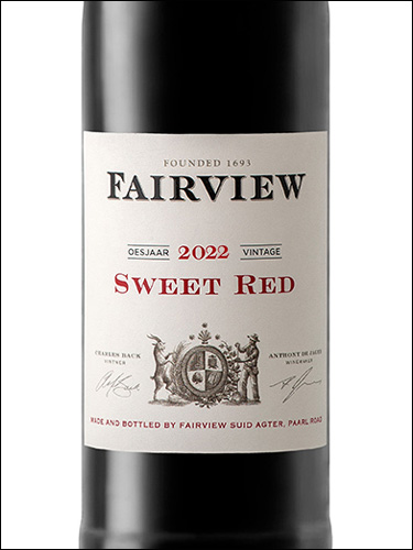 фото Fairview Sweet Red Фэирвью Свит Ред ЮАР вино красное