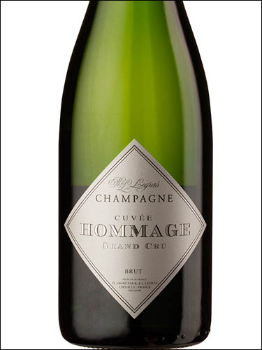 фото Champagne R&L Legras Cuvee Hommage Blanc de Blancs Grand Cru Brut Шампань Р&Л Легра Кюве Оммаж Блан де Блан Гран Крю Брют Франция вино белое