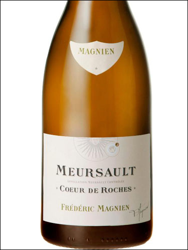 фото Frederic Magnien Coeur de Roches Meursault AOC Фредерик Маньен Кёр де Рош Мерсо Франция вино белое
