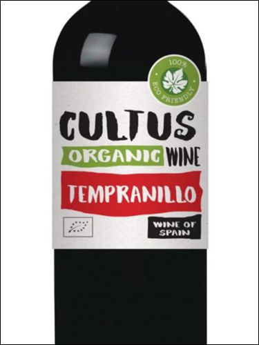 фото вино Cultus Organic Tempranillo 