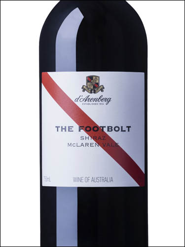 фото d'Arenberg The Footbolt Shiraz McLaren Vale д’Аренберг Футболт Шираз Макларен Австралия вино красное