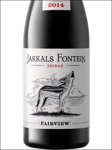 фото Fairview Jakkalsfontein Shiraz Фэирвью Джаккалсфонтейн Шираз ЮАР вино красное
