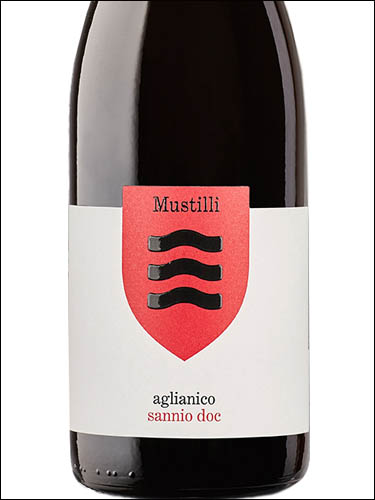 фото Mustilli Aglianico Sannio DOC Мустилли Альянико Саннио ДОК Италия вино красное