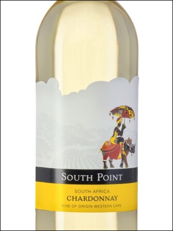 фото South Point Chardonnay Western Cape WO Сауз Поинт Шардоне Вестерн Кейп ЮАР вино белое