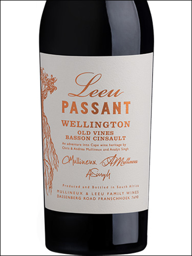 фото Leeu Passant Old Vines Basson Cinsault Лью Пассан Олд Вайнс Бассон Сенсо ЮАР вино красное