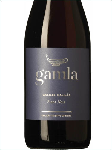 фото Golan Heights Winery Gamla Pinot Noir Galilee Голан Хейтс Вайнери Гамла Пино Нуар Галилея Израиль вино красное