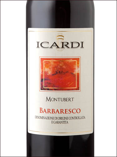 фото Icardi Montubert Barbaresco DOCG Икарди Монтуберт Барбареско Италия вино красное
