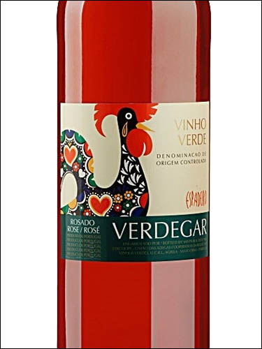 фото Verdegar Espadeiro Rosado Vinho Verde DOC Вердегар Эшпадейру Розовое Винью Верде  Португалия вино розовое