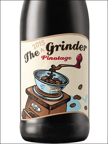фото The Grinder Pinotage Western Cape WO Зе Гриндер Пинотаж Вестерн Кейп ВО ЮАР вино красное