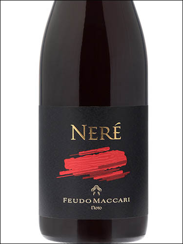 фото Feudo Maccari Nere Nero d'Avola Terre Siciliane IGT Феудо Маккари Нере Неро д'Авола Терре Сичилиане Италия вино красное