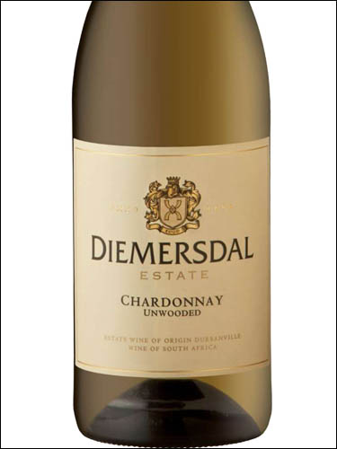 фото Diemersdal Unwooded Chardonnay Durbanville WO Димерсдал Анвудед Шардоне Дурбанвиль ЮАР вино белое