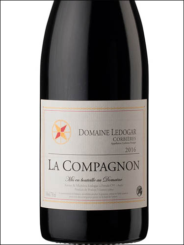 фото Domaine Ledogar La Compagnon Corbieres AOP Домен Ледогар Ля Компаньон Корбьер Франция вино красное