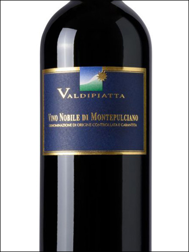 фото Valdipiatta Vino Nobile di Montepulciano DOCG Вальдипьятта Вино Нобиле ди Монтепульчано Италия вино красное