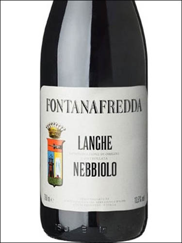 фото Fontanafredda Langhe Nebbiolo DOC Фонтанафредда Ланге Неббиоло Италия вино красное