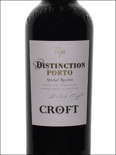 фото Croft Distinction Special Reserve Крофт Дистинкшн Спешл Резерв Португалия вино красное