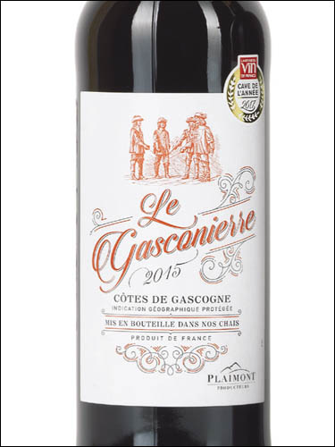 фото Plaimont Le Gasconierre Rouge Cotes de Gascogne IGP Плеймон Ле Гасконьер Руж Кот де Гасконь Франция вино красное
