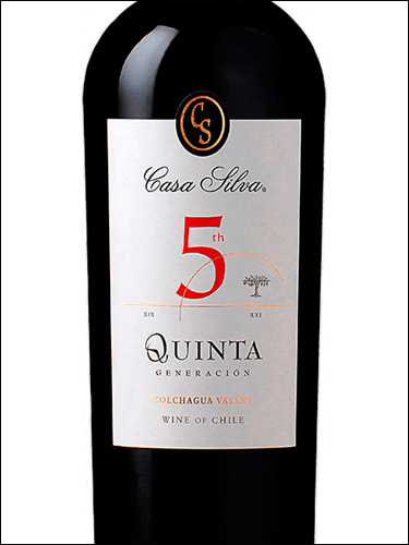 фото Casa Silva Quinta Generacion Ensamblaje Tinto Каса Сильва Кинта Хенерасьон Энсамблахе Тинто Чили вино красное