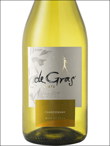 фото de Gras Estate Chardonnay Central Valley DO де Грас Истейт Шардоне Центральная Долина Чили вино белое