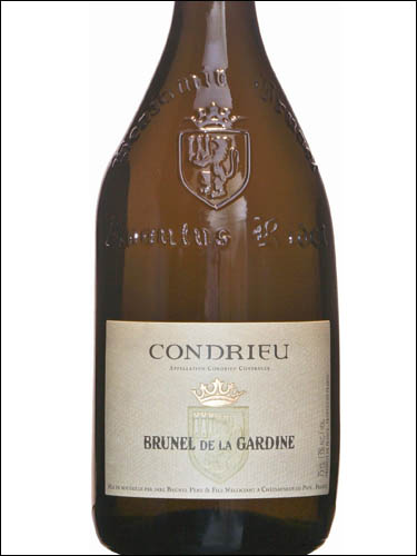 фото Brunel de la Gardine Condrieu AOC Брюнель де ла Гардин Кондрие Франция вино белое