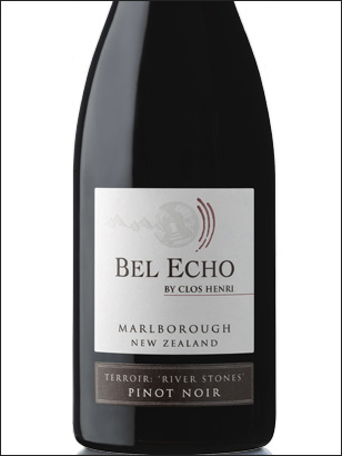 фото Bel Echo by Clos Henri Pinot Noir Marlborough Бель Эхо бай Кло Анри Пино Нуар Мальборо Новая Зеландия вино красное