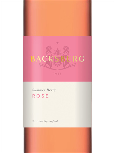 фото Backsberg Fifth Generation Summer Berry Rose Баксберг Фифс Дженерэйшн Саммер Берри Розе ЮАР вино розовое