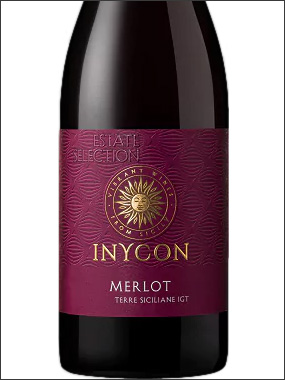 фото Inycon Estate Selection Merlot Terre Siciliane IGT Иникон Эстейт Селекшн Мерло Терре Сичилиане Италия вино красное